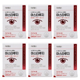 Daewon Health Astaruge 180mg 30 capsules 6 boxes / 대원헬스 아스타루지 180mg 30캡슐 6박스