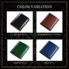 Fabrizio Men's Women's Bifold Coin Purse, Mini Wallet, Small, Thin,
