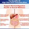 High Fiber Dark Chocolate Bites for Adults & Kids 5g