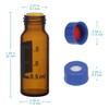 stonylab Autosampler Vials, Chromatography Sample Vials for Gas or Liquid