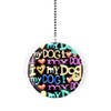 I Love My Dog Fan/Light Pull