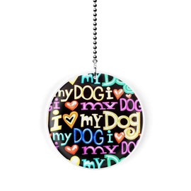 I Love My Dog Fan/Light Pull