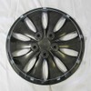 Brighter Design Set of 4 16" Push-on Silver Hubcaps for