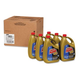 Liquid-Plumr Liquid-Plumr Heavy-Duty Clog Remover, Gel, 80oz Bottle, 6/Carton, Unscented, Drain Opener