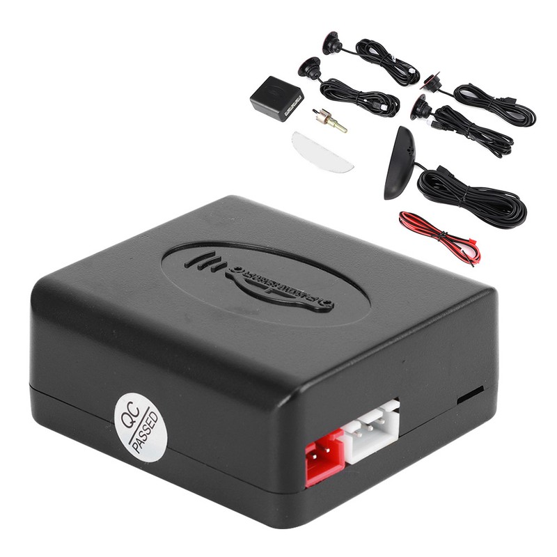 Car Parking Assistanc with 4pcs Adjustable Flat Sensors Automobile Reverse