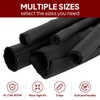 Black Braided Cable Management Sleeves Wire Loom Tubing Cord Protector
