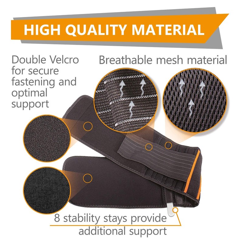 TOROS GROUP MANUFACTURE Back Support Belt Back Strap with Stabilising