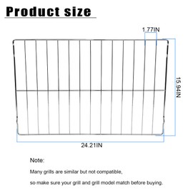 2-Pack Oven wire rack assembly 316496201（24" x 16" ）inch Compatible with Frigidaire Electrolux Oven Range Replacement 316496202, 316496207, AP4040129, PS1765356