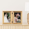 Lawrence Frames 4x6 Hinged Double Sutter Burnished Gold Picture Frame
