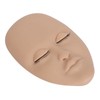 Eyelash Extension Mannequin Head with 6 Pair Replacement Eyelids Soft