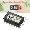 6 Pack Mini Hygrometer Indoor Humidity Meter, Small Digital Thermometer