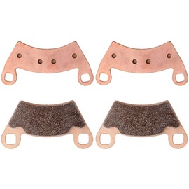 SCITOO Brake Pads for Polaris Ranger 800 2010 2011 2012 2013 2014 for Polaris Ranger 500 2006-2012 2 Pairs Front Rear Sintered Brake Pads