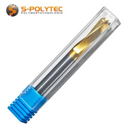 Solid Carbide High Performance Drill Bit Diameter 10 mm Made in Germany Ultra Hard for HPL Boards Eternit Glass and Much More (Diameter 10 mm, Solid Carbide High Performance Drill)