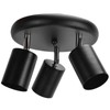 GU10 Ceiling Spotlight Holder 3 Head Rotating Lamp Base Fixture