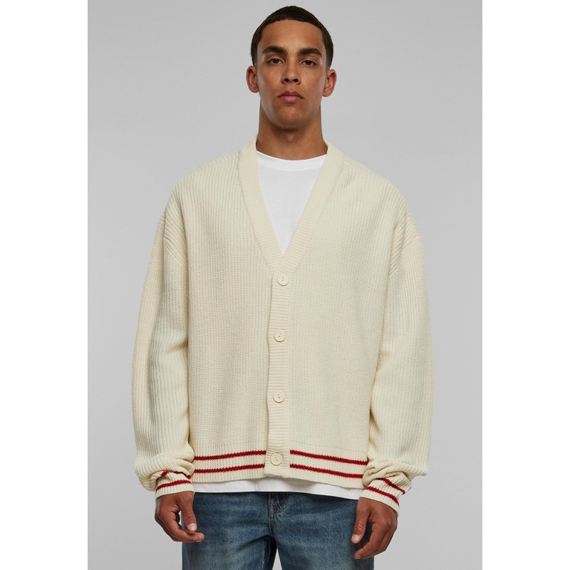 Urban Classics Men's Cardigan Sweater, Whitesand.
