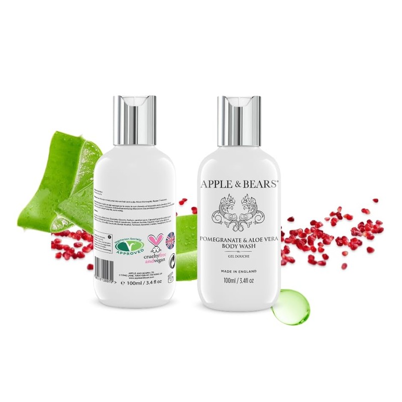 Pomegranate & Aloe Vera Travel Set - Body Wash &