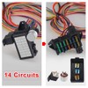 WMPHE 14 Circuit Wiring Harness Kit, Professional Universal Electrical Wire
