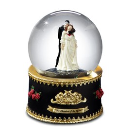 The San Francisco Music Box Company The Phantom™ and Christine Rotating Water Globe
