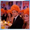 AIVibrat Orange Wig Hair Headband Costume Funny Wigs Blue Wigs