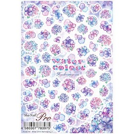 Photo Nail Pro Watercolor Hydrangea Nail Sticker Art Material