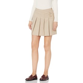 Classroom Uniforms Junior Junior Pleated Tab Scooter Skirt, Khaki, 16-17 US