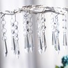 20pcs 55mm Chandelier Icicle Crystal Prism Suncatcher,Clear Chandelier Crystals Replacement,Crystals