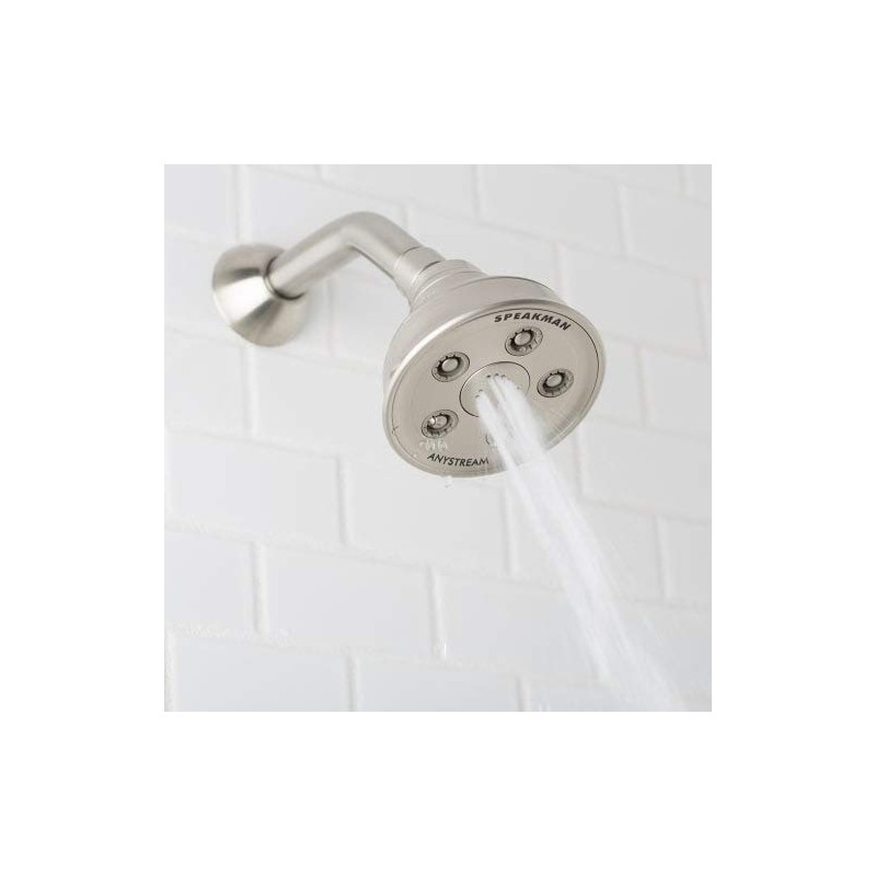 Speakman S-3014-PN Caspian Anystream High Pressure Adjustable Shower Head, Polished
