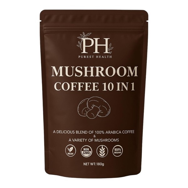 Purest Health Purest Health Mushroom Coffee - 10 mushroom in