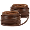 10 Yards Flat Genuine Leather Cord, Real Leather Strips, Leather