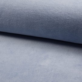 Cuddlesoft Bamboo Wellness Terry Towelling Fabric Material - Dusty Blue, 1/2Mtr - 150cm x 50cm
