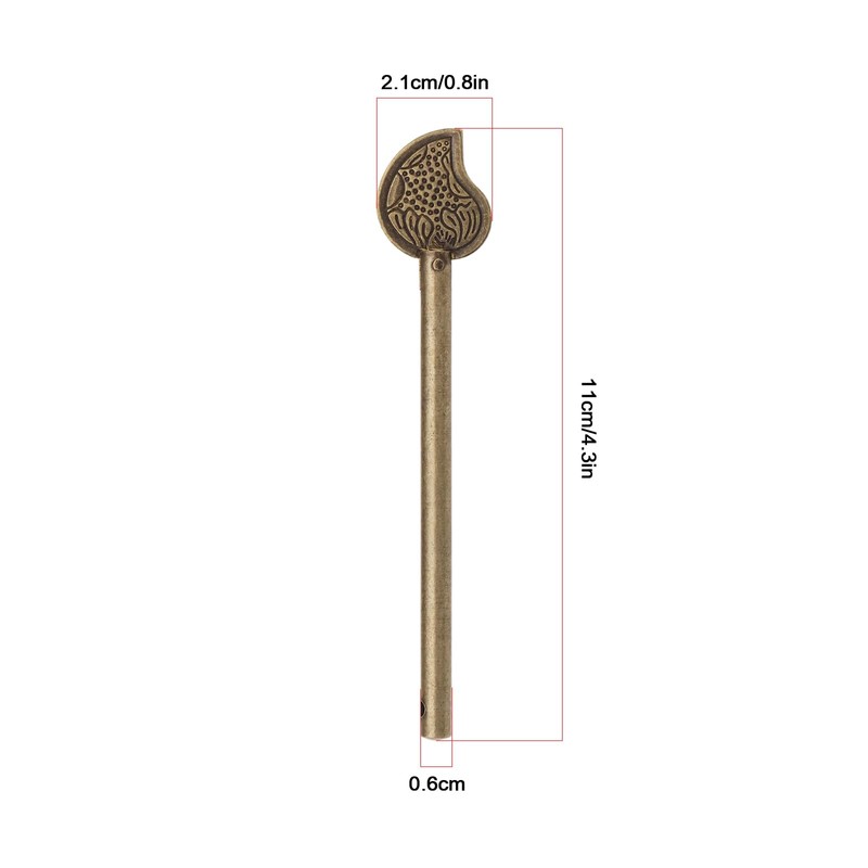 eMagTech Pack of 2 Retro Bronze Locking Pin Chinese Locking