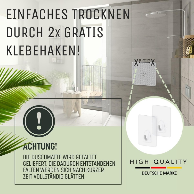 SilverRack DermaSensitive Bath Mat, 100% BPA Free