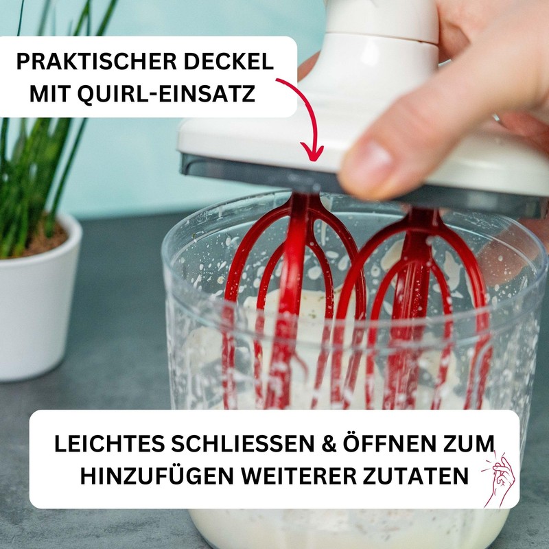 Westmark 30702260 Hand Mixer, Without Electricity, Filling Volume: 1 L,