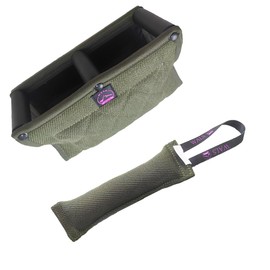 NYDH Durable Dog Bite Wedge+Dog Bite Tug Toy ,Durable Nylon Blending Fabric,Suitable for Diminutive to Medium Dogs,Dog