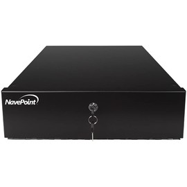 Navepoint DVR Security Heavy Duty Lock-Box with Fan 18 Inch x 18 Inch x 5 Inch Black