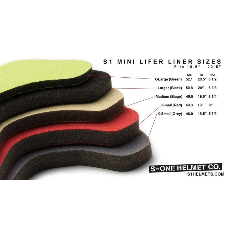 SONSANA S1 Lifer Helmet Sizing Liner (Grey - XS (14mm