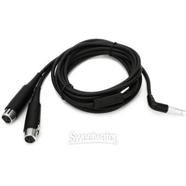Shure PA720 Input Cable (5-pin LEMO to Left/Right XLR Female)