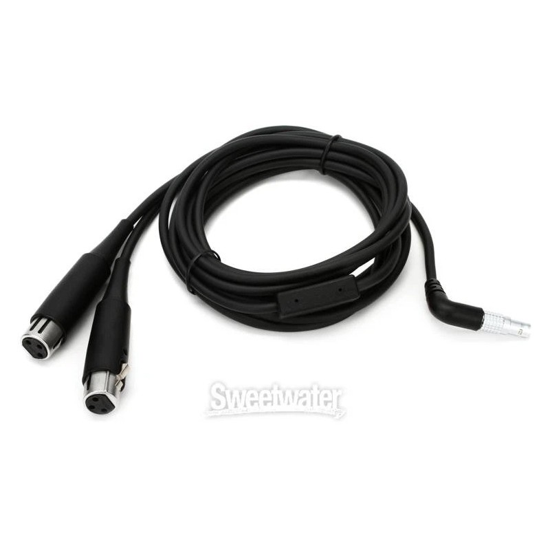 Shure PA720 Input Cable (5-pin LEMO to Left/Right XLR Female)