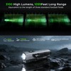 HD05 Flat EDC Flashlight, 3100 Lumens 4-in-1 LED Rechargeable Flashlight