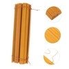 EXCEART 1 Bamboo Calligraphy Coaster Detail Carve Touch Chinese Bamboo