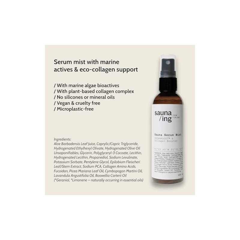 Sauna Serum Mist by sauna/ing