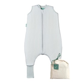 molis&co - Baby Sleeping Bag with Feet and Sock - Ideal for Spring and Autumn - Baby Sleeping Bag with Legs 1 tog - 100% Cotton (Oeko-Tex 100), Premium Quality - Dawn Stripes (90 cm)