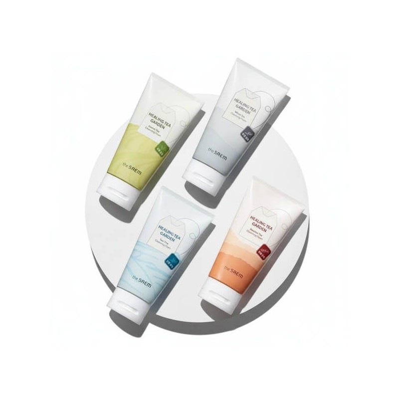 THESAEM [2PACK]Healing Tea Garden Cleansing Foam (Choose 2 of 4