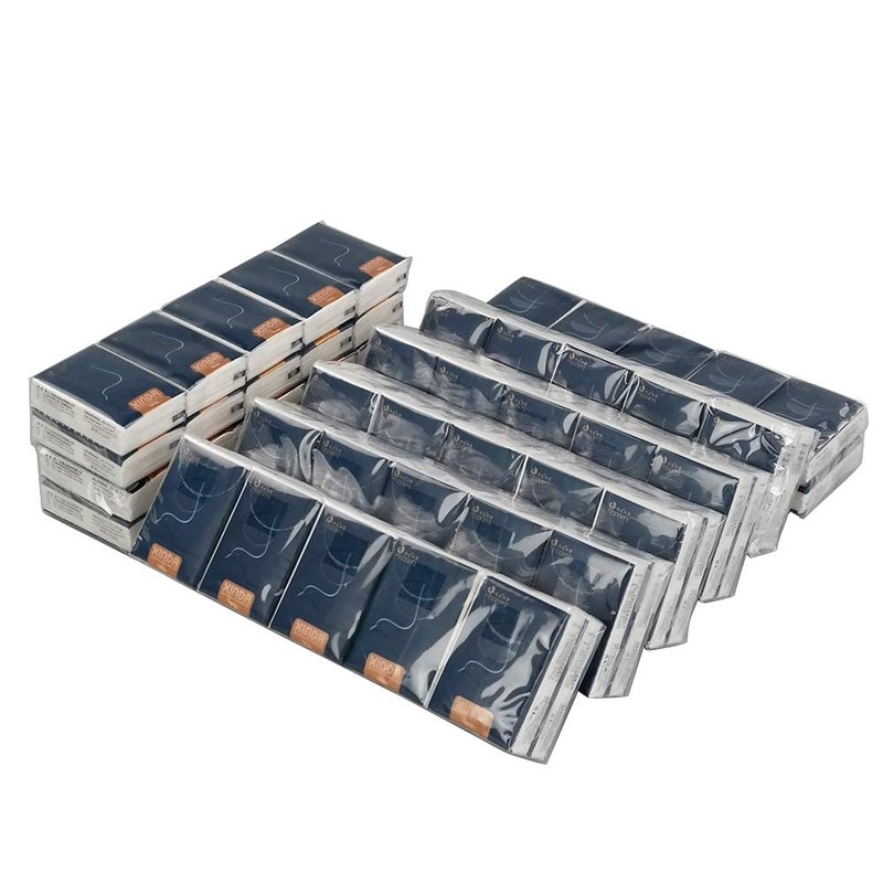 Fiazony 480-Pack White Facial Tissues Pocket Packs, 4-Ply Mini Type