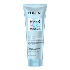 L'Oreal Paris, Ever Pure Acondicionador Clarify & Restore, Efecto Detox Purifica, Hidrata Y Reduce El Deslave Del Color, Sin Sulfatos, 200Ml