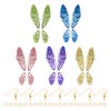 KISSITTY Wing Shape Earring Making Kit 5Sets Resin Butterfly Wing