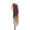 Training Head Long Soft Hair Hairdressing Styling Mannequin Head Hat