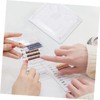 BIUDECO 3pcs Eyelash Practice Tray for Lash Extensions Beauty Face