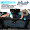 Full Window Sunshades Compatible with Fi@t 500 2010-2024 Accessories, Windshield