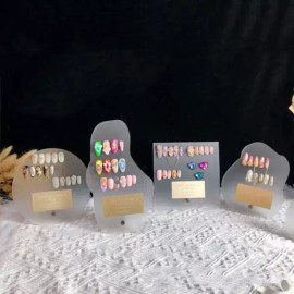 네일 네일아트 아트보드판 아크릴판 디스플레이 네일팁 패디큐어 패 마리셀러 [사각형] Nail Nail Art Artboard Acrylic Board Display Nail Tips Pedicure Malsealer [Square]